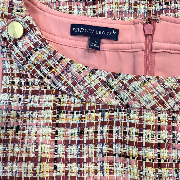 rsvp by Talbots Ribbon Tweed Shift Dress - Picture 10 of 10